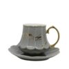 Palm beach porculanski set siva-1-min Palm beach porculanski set šoljica za kafu 6 komada